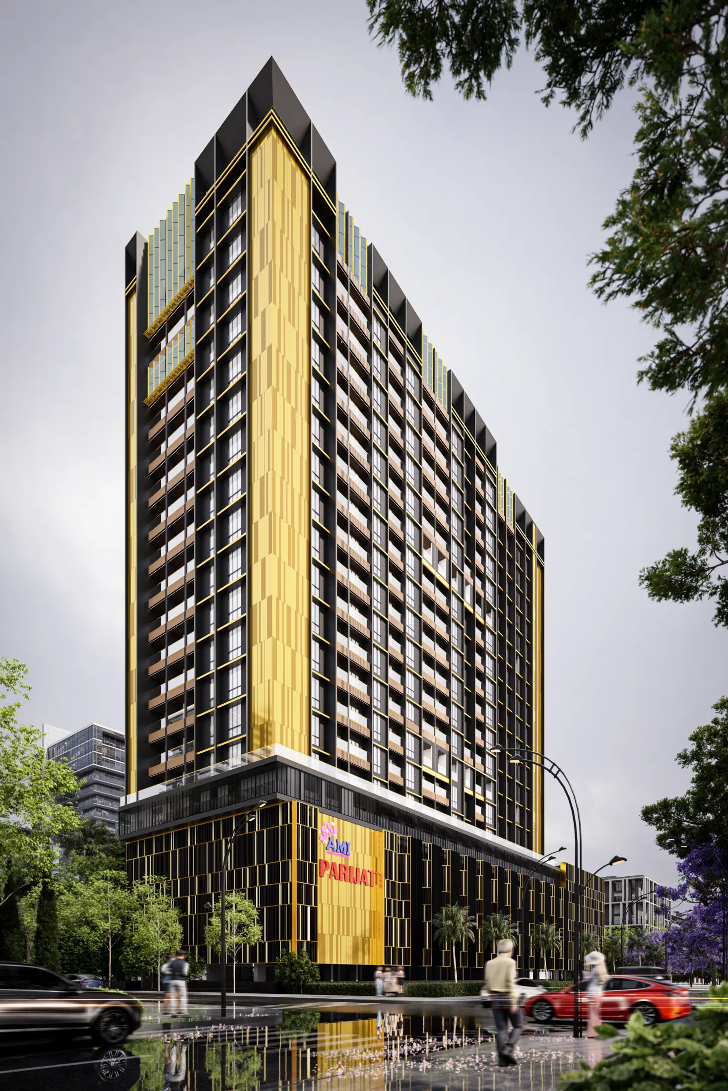 Parijat complete building elevation